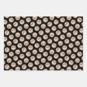 Miniatur Bull Terrier Malerei Original Hunde Kunst Geschenkpapier Set (Vorderseite 3)