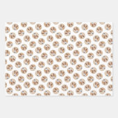 Miniatur Bull Terrier Malerei Original Hunde Kunst Geschenkpapier Set (Vorderseite 2)