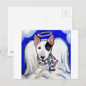 Miniatur Bull Terrier Postkarte (Vorne/Hinten)