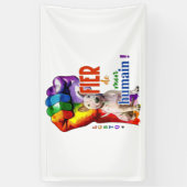 Miniatur Bullterhund Banner (Vertikal)