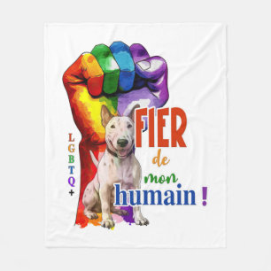 Miniatur Bullterhund Fleecedecke