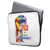 Miniatur Bullterhund Laptopschutzhülle (Vorderseite Links)