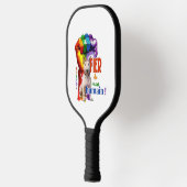 Miniatur Bullterhund Pickleball Schläger (Links)