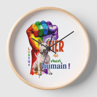 Miniatur Bullterhund Uhr