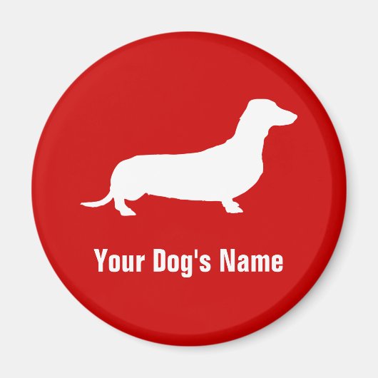 Miniatur-Dackel ミ ュ ア・ ダスニ Magnet (Vorne)