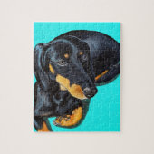 Miniatur-Dackel Puzzle (Vertikal)