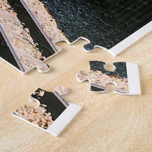 Miniatur-Dampfzug RHD-Lichtbahn Puzzle (Seite)