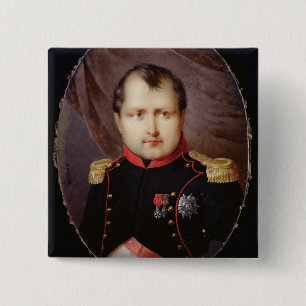 Miniatur des Porträt-T34002 von Napoleon I Button