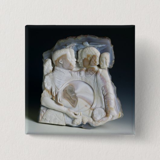 Miniatur, die Cosimo de Medici (1519-74) darstellt Button (Vorderseite)