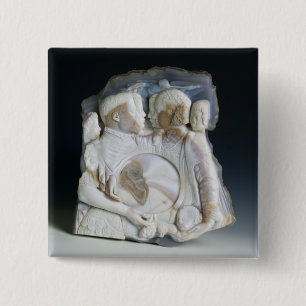 Miniatur, die Cosimo de Medici (1519-74) darstellt Button