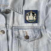 Miniatur, die den Marinesieg von gedenkt Button (Beispiel)