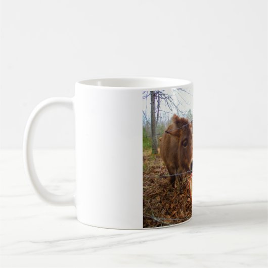 Miniatur Donkey & Horse Herzstück Kaffeetasse (Links)