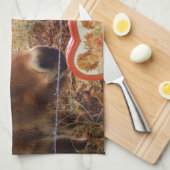 Miniatur Donkey & Horse Herzstück Küchentuch (Viertel Falte)