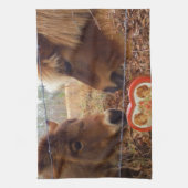 Miniatur Donkey & Horse Herzstück Küchentuch (Vertikal)