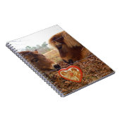 Miniatur Donkey & Horse Herzstück Notizblock (Rechte Seite)