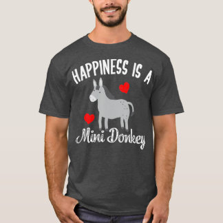 Miniatur Donkey Mini Donkey Pet Donkey Liebhaber T-Shirt