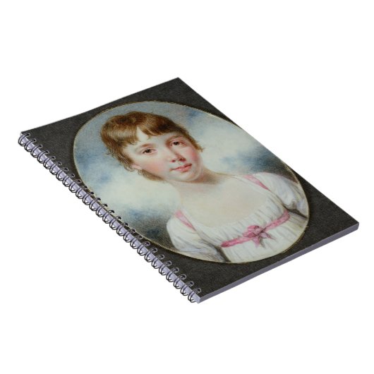 Miniatur eines jungen Mädchens Notizblock (Rechte Seite)