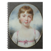 Miniatur eines jungen Mädchens Notizblock (Vorderseite)