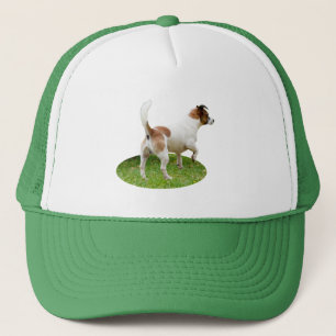 Miniatur Fox Terrier Alert, Truckers Hat Truckerkappe