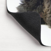 Miniatur-Grauschnauzer-Welpen-Hundepolster Mousepad (Ecke)