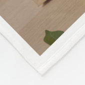 Miniatur-Holzhäuschen-Rahmenkunst-Fliesblanket Fleecedecke (Ecke)