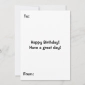 Miniatur Katzenkartmodell Malerkatzen Karte (Rückseite)