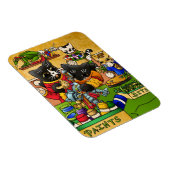 Miniatur Katzenkatze Modell Zeichnen Katzen Magnet (Rechte Seite)