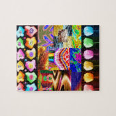 Miniatur-KUNST-Collage: Ideal GIFT Collection Puzzle (Horizontal)