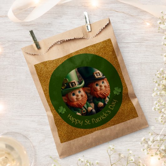 Miniatur Leprechaun St Patrick's Day FB Geschenktütchen (Ausgeschnitten)