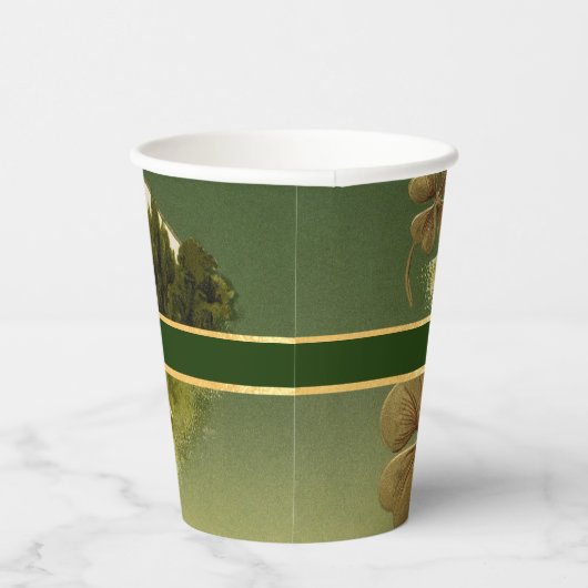 Miniatur Leprechaun St Patrick's Day PPC Pappbecher (Rechts)