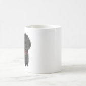 Miniatur- oder Spielzeugpoodle - Schwarz 1 Kaffeetasse (Mittel)