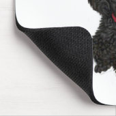 Miniatur- oder Spielzeugpoodle - Schwarz 1 Mousepad (Ecke)