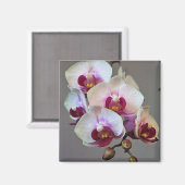 Miniatur Orchid Magnet (Vorderseite/Rückseite)