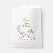 Miniatur-Pferd-Geburtstags-Storybook Geschenktütchen (Vorderseite)