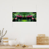 Miniatur Pine Cones Mirror Abstrakt Poster (Küche)