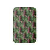 Miniatur Pine Cones Nattern Muster Badematte (Vorderseite Vertikal)