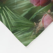 Miniatur Pine Cones Nattern Muster Fleecedecke (Ecke)