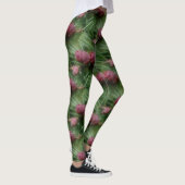 Miniatur Pine Cones Nattern Muster Leggings (Rechts)