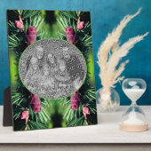 Miniatur-Pine-Kegel hinzufügen Ihr eigenes Foto Fotoplatte (Seite)