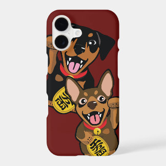 Miniatur Pinscher Glück iPhone-Hülle