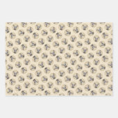 Miniatur Pinscher Malerei Niedlich Original Hunde  Geschenkpapier Set (Vorderseite)