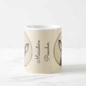 Miniatur Pinscher Malerei Niedlich Original Hunde Kaffeetasse (Mittel)