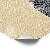 Miniatur Pinscher Malerei Niedlich Original Hunde Poster (Ecke)