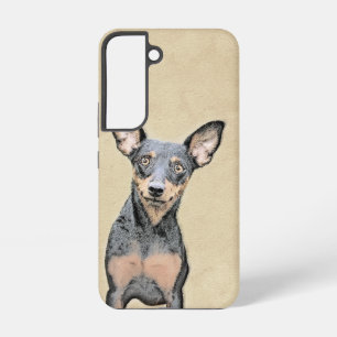 Miniatur Pinscher Malerei Niedlich Original Hunde  Samsung Galaxy Hülle