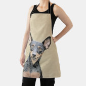 Miniatur Pinscher Malerei Niedlich Original Hunde  Schürze (InSitu)