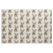 Miniatur Pinscher Malerei Niedlich Original Hunde Stoff (Fat Quarter (45,7 x 55,9 cm))