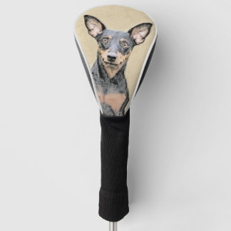Miniatur Pinscher Malerei Niedliche Original Hunde Golf Headcover