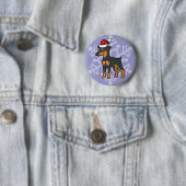 Miniatur Pinscher / Manchester Terrier Button (Beispiel)