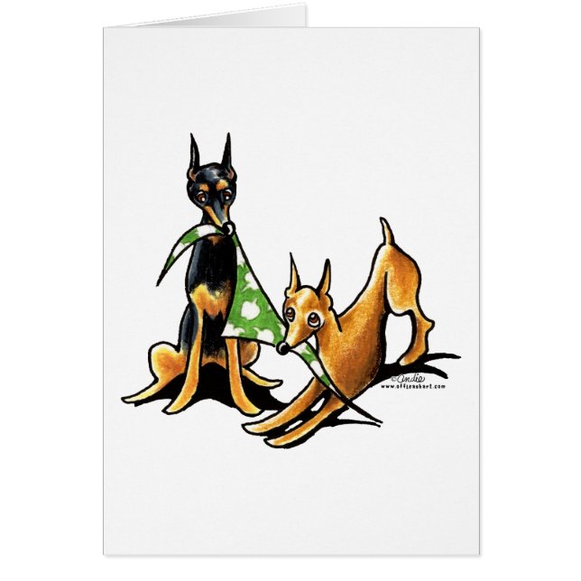 Miniatur Pinscher n Äpfel (Vorne)