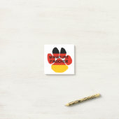 Miniatur-Pinscher-Namenspange Post-it Klebezettel (Auf Schreibtisch)